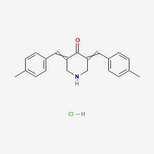 3,5-Bis[(4-methylphenyl)methylene]-4-piperidone hydrochloride