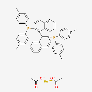 Diacetato[(R)-(+)-2,2'-bis(DI-P-tolylphosphino)-1,1'-binaphthyl]ruthenium(II)