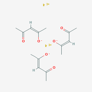 molecular formula C15H21Ir2O6+3 B8072303 CID 137891055 