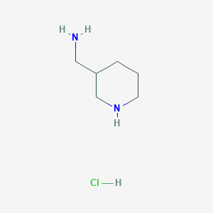 molecular formula C6H15ClN2 B8072368 3-Aminomethylpiperidine hydrochloride 