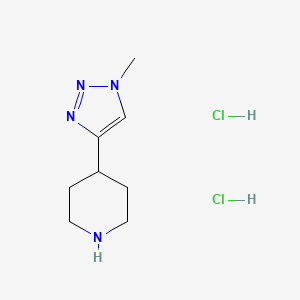 4-(1-Methyl-1H-1,2,3-triazol-4-yl)piperidine dihydrochloride
