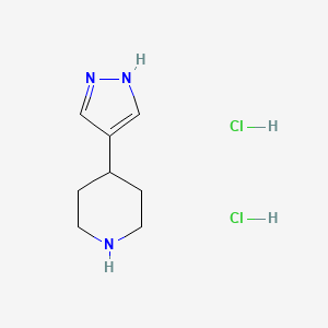 4-(1H-Pyrazol-4-yl)piperidine dihydrochloride