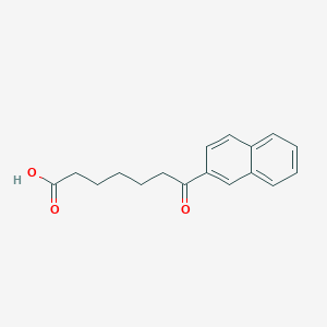 molecular formula C17H18O3 B080725 7-(2-萘基)-7-氧代庚酸 CAS No. 13672-52-1