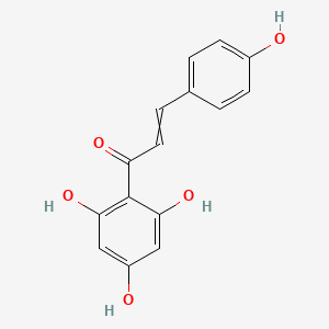 molecular formula C15H12O5 B8072539 2-Propen-1-one, 3-(4-hydroxyphenyl)-1-(2,4,6-trihydroxyphenyl)- 