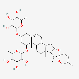 molecular formula C39H62O12 B8072556 spicatosideB 