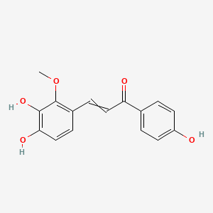 3-(3,4-Dihydroxy-2-methoxyphenyl)-1-(4-hydroxyphenyl)prop-2-en-1-one