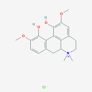 molecular formula C20H24ClNO4 B8072605 Magnoflorine (chloride);alpha-Magnoflorine (chloride);Thalictrine (chloride) 