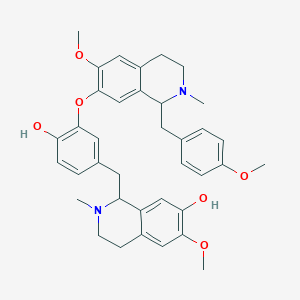 1-{[4-Hydroxy-3-({6-methoxy-1-[(4-methoxyphenyl)methyl]-2-methyl-1,2,3,4-tetrahydroisoquinolin-7-yl}oxy)phenyl]methyl}-6-methoxy-2-methyl-1,2,3,4-tetrahydroisoquinolin-7-ol
