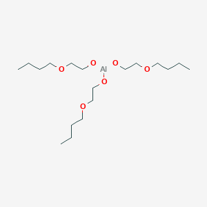 molecular formula C18H39AlO6 B8072676 Tris(2-butoxyethoxy)alumane CAS No. 40642-97-5