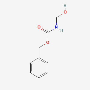 molecular formula C9H11NO3 B8072693 Carbamic acid, (hydroxymethyl)-, phenylmethyl ester CAS No. 31037-42-0