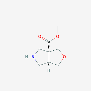 methyl (3aR,6aR)-hexahydro-1H-furo[3,4-c]pyrrole-3a-carboxylate