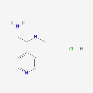 N1,N1-Dimethyl-1-(4-pyridinyl)-1,2-ethanediamine hydrochloride