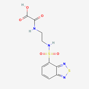 2-[2-(2,1,3-Benzothiadiazol-4-ylsulfonylamino)ethylamino]-2-oxoacetic acid