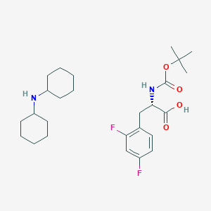 molecular formula C26H40F2N2O4 B8072932 Boc-Phe(2,4-diF)-OH.DCHA 