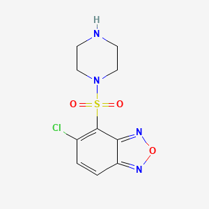 5-Chloro-4-piperazin-1-ylsulfonyl-2,1,3-benzoxadiazole