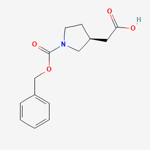 (S)-2-(1-((Benzyloxy)carbonyl)pyrrolidin-3-yl)acetic acid