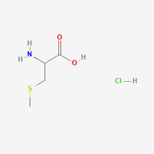 molecular formula C4H10ClNO2S B8073209 2-Amino-3-(methylsulfanyl)propanoic acid hydrochloride 