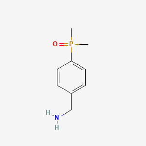 molecular formula C9H14NOP B8073217 (4-(Aminomethyl)phenyl)dimethylphosphine oxide 