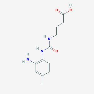 4-[(2-Amino-4-methylphenyl)carbamoylamino]butanoic acid
