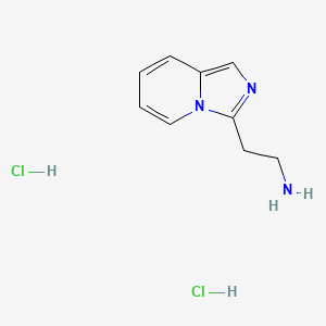 2-Imidazo[1,5-a]pyridin-3-ylethanamine;dihydrochloride