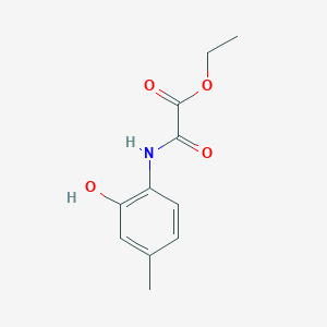 molecular formula C11H13NO4 B8073372 Ethyl 2-(2-hydroxy-4-methylanilino)-2-oxoacetate 