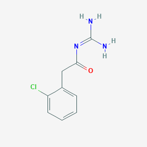 N-carbamimidoyl-2-(2-chlorophenyl)acetamide