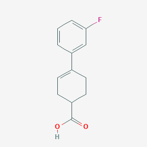 4-(3-Fluorophenyl)cyclohex-3-ene-1-carboxylic acid
