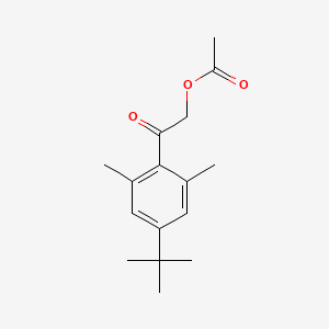 [2-(4-Tert-butyl-2,6-dimethylphenyl)-2-oxoethyl] acetate