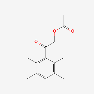 molecular formula C14H18O3 B8073618 2-Oxo-2-(2,3,5,6-tetramethylphenyl)ethyl acetate 