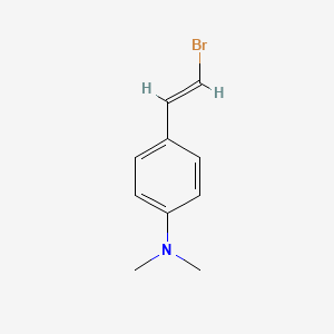 molecular formula C10H12BrN B8073707 4-(2-Bromoethenyl)-N,N-dimethylaniline CAS No. 85608-98-6