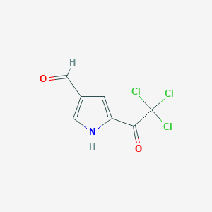 5-Trichloroacetyl-1H-pyrrole-3-carbaldehyde