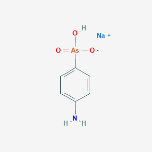 molecular formula C6H7AsNNaO3 B8073758 CID 23158 