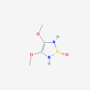 3,4-Dimethoxy-2,5-dihydro-1H-1lambda~4~,2,5-thiadiazol-1-one