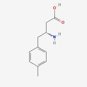 molecular formula C11H15NO2 B8073956 (3R)-3-amino-4-(4-methylphenyl)butanoic acid 