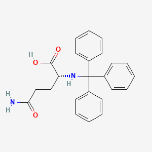 D-Glutamine, N-(triphenylmethyl)-