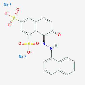 molecular formula C20H12N2Na2O7S2 B8074050 disodium;(8Z)-8-(naphthalen-1-ylhydrazinylidene)-7-oxonaphthalene-1,3-disulfonate 