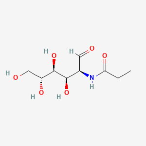 N-[(2S,3R,4S,5R)-3,4,5,6-tetrahydroxy-1-oxohexan-2-yl]propanamide