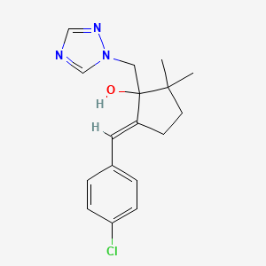molecular formula C17H20ClN3O B8074066 Triticonazole CAS No. 138182-18-0