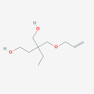 molecular formula C10H20O3 B8074094 2-Ethyl-2-(prop-2-enoxymethyl)butane-1,4-diol 