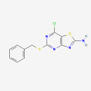 5-(Benzylthio)-7-chloro[1,3]thiazolo[4,5-d]pyrimidin-2-amine