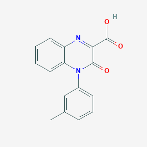 4-(3-Methylphenyl)-3-oxoquinoxaline-2-carboxylic acid