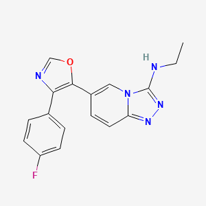 molecular formula C17H14FN5O B8074243 Triazolopyridine oxazole inhibitor 43 