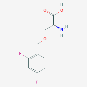 molecular formula C10H11F2NO3 B8074341 O-(2,4-Difluorobenzyl)-D-serine 