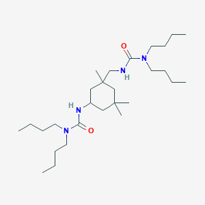 molecular formula C28H56N4O2 B8074400 1,1-Dibutyl-3-[3-[(dibutylcarbamoylamino)methyl]-3,5,5-trimethylcyclohexyl]urea 