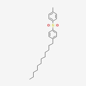 molecular formula C25H36O2S B8074401 1-(4-Dodecylphenyl)sulfonyl-4-methylbenzene 