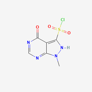 molecular formula C6H5ClN4O3S B8074420 CID 54594372 