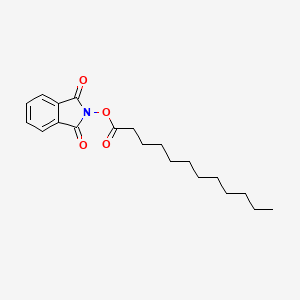 molecular formula C20H27NO4 B8074457 2-(Dodecanoyloxy)-1H-isoindole-1,3(2H)-dione CAS No. 94815-92-6
