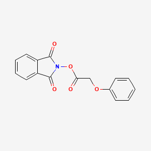 molecular formula C16H11NO5 B8074511 1,3-Dioxoisoindolin-2-yl 2-phenoxyacetate 