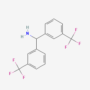 Bis[3-(trifluoromethyl)phenyl]methanamine