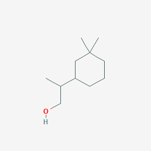 molecular formula C11H22O B8074534 2-(3,3-二甲基环己基)丙醇 